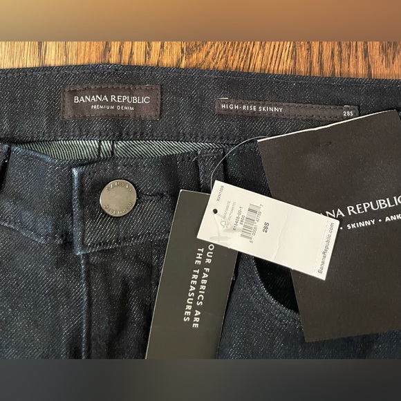🔥Banana Republic Premium Denim - High Rise Skinny - Ankle Jeans - Picture 4 of 7